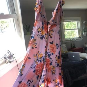 Colorful Pastel Maxi Dress